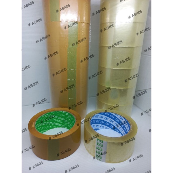 

Lakban Besar Eka Tape Cokelat dan Transparan