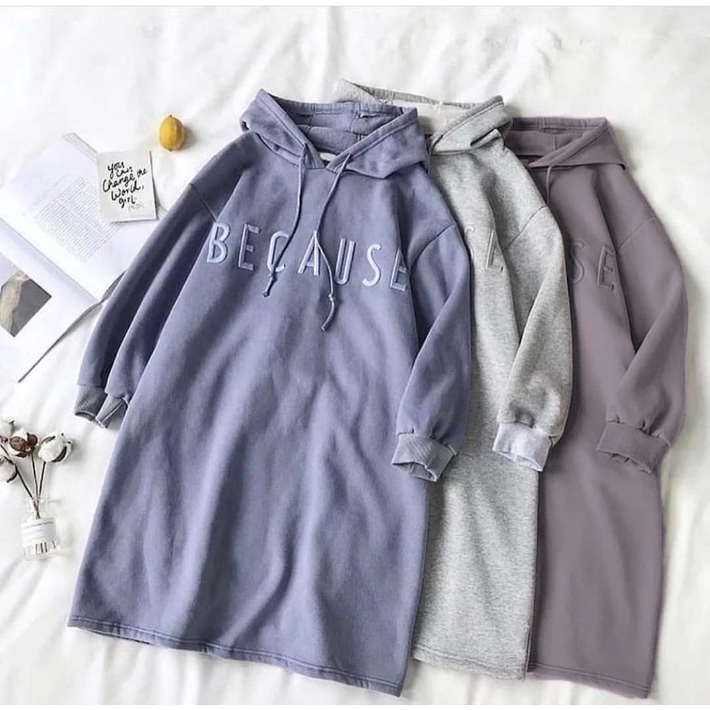 BORDIER !! BECAUSE LOONG HOODIE SWEATER OVERSIZE - SIZE XXL - HODIE SWEATER BIG SIZE