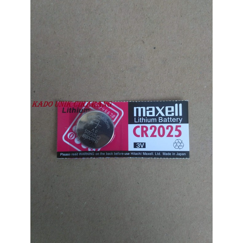 Baterai Jam Tangan Original Maxell 2025 CR2025 CR-2025 CR 2025 Kwalitas Original Japan
