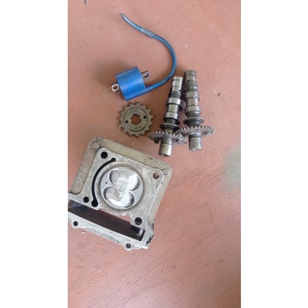 Blok piston bore up 63,5 sher fim blok piston , noken ass papasan satria fu bore-up