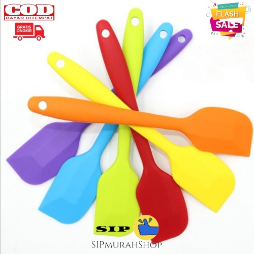 Spatula Silikon Tahan Panas Anti Lengket Food Grade Sutil Silikon Solet Silicone / Alat Masak Tahan Panas Anti Lengket