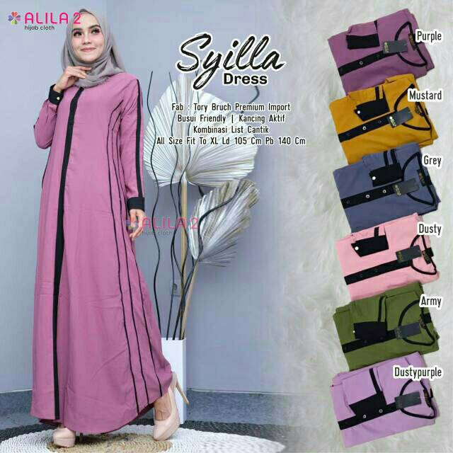 [BEST SELLER] SYILLA QUINZY DIORA HAWA DRESS DRESS PREMIUM IMPORT