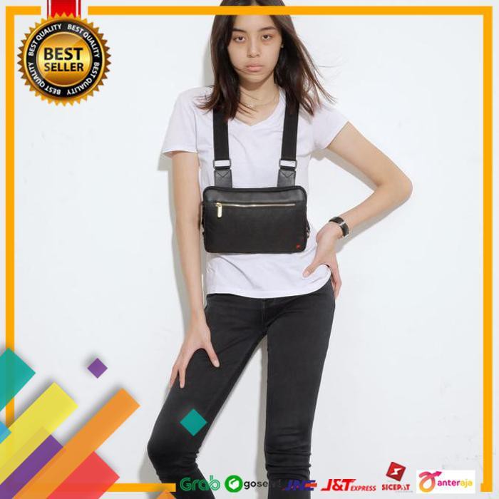 PROMO.. TFG TAS SELEMPANG WAIST BAG MARSHAL 205 BLACK ..TERMURAH