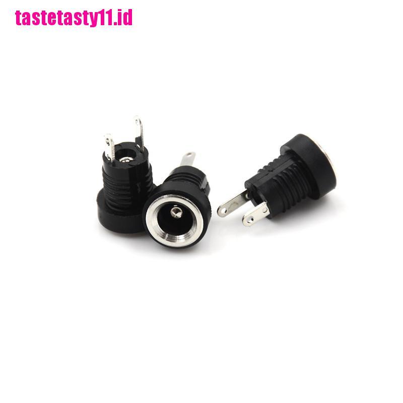 10 Set Soket Jack Mur Female 12V 3A DC Power Male Plug Tahan Air