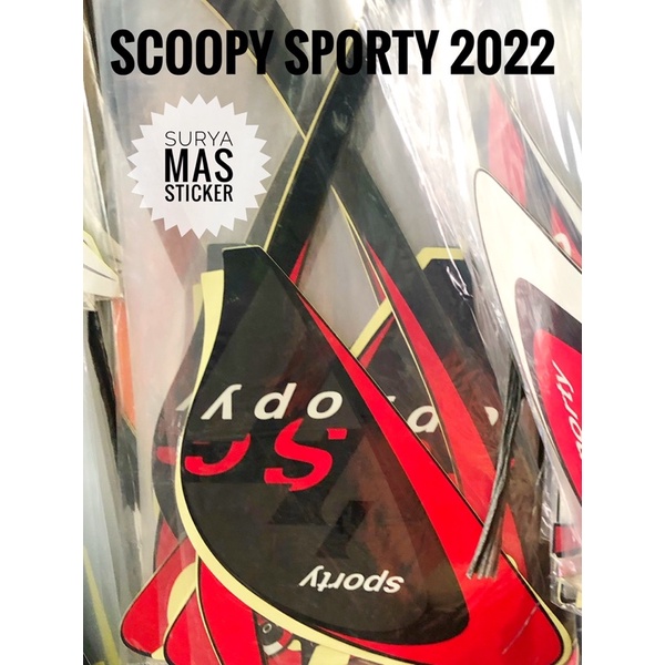 striping honda scoopy 2020 stiker les bodi motor honda scoopy sporty new
