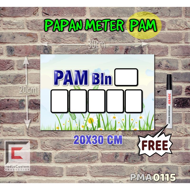 

RadjaCustom Papan Meter Listrik PLN PAM motif Unik - Floral 15