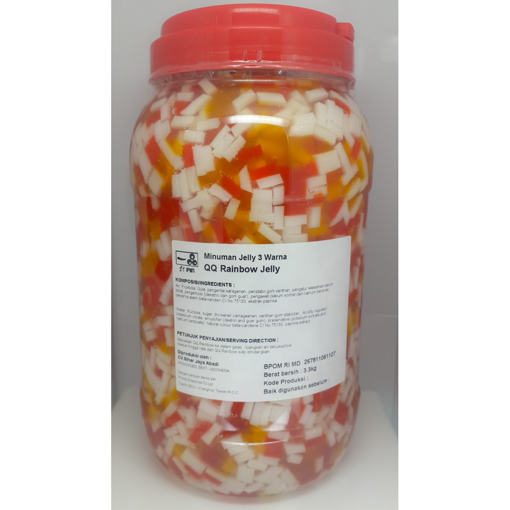 

Itpin Rainbow Jelly Premium Topping minuman KHUSUS GO SEND /GRAB