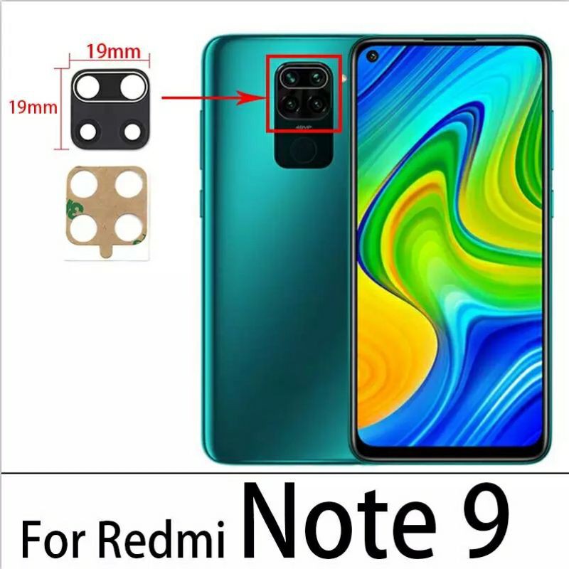 Ring Metal Pelindung Kamera Xiaomi Redmi Note 9 / 9 Pro Lens Protector Premium