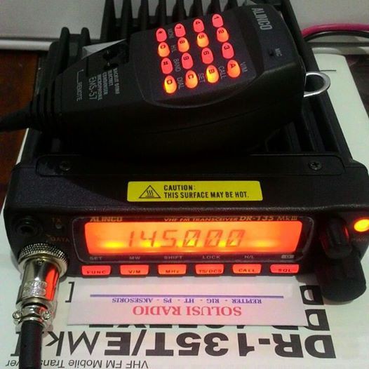 Jual Radio Rig ALINCO DR135 MK III VHF 50W 100 channel NEW ORI