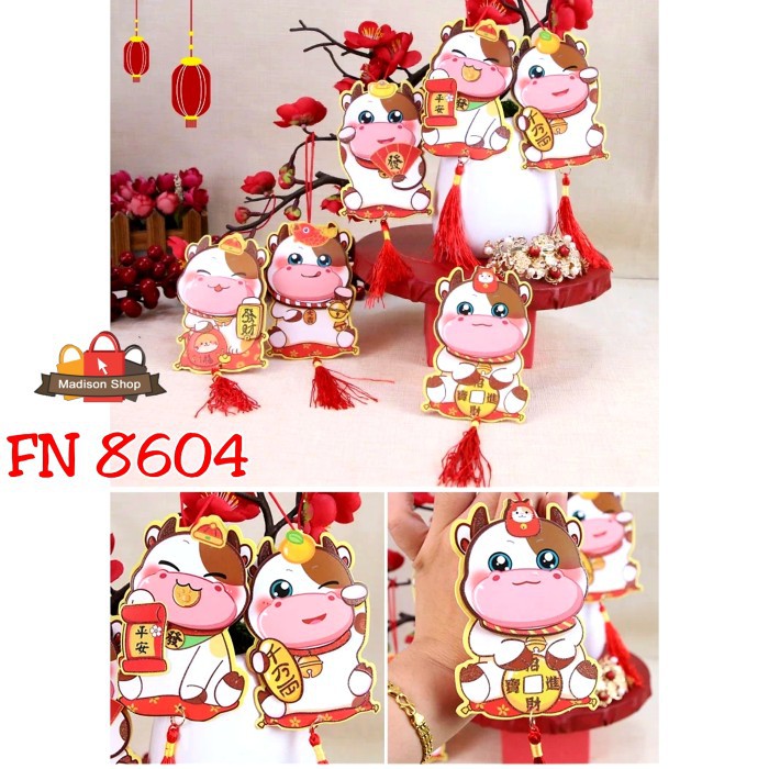 

Angpao Gantung Kerbau Caisen Dewa Uang Ampao Kebo Dekorasi Pohon Imlek ~ ago20