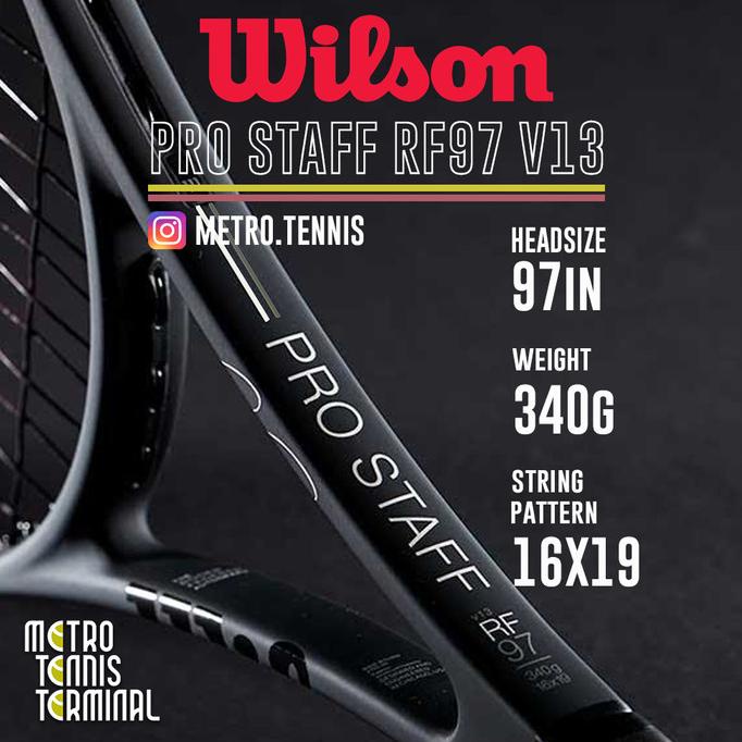 Wilson Pro Staff RF97 v13 2021 ( Raket Tenis Prostaff )