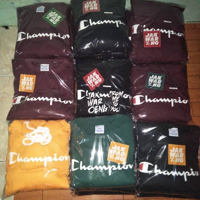 Baju champion dan Hoodie champion