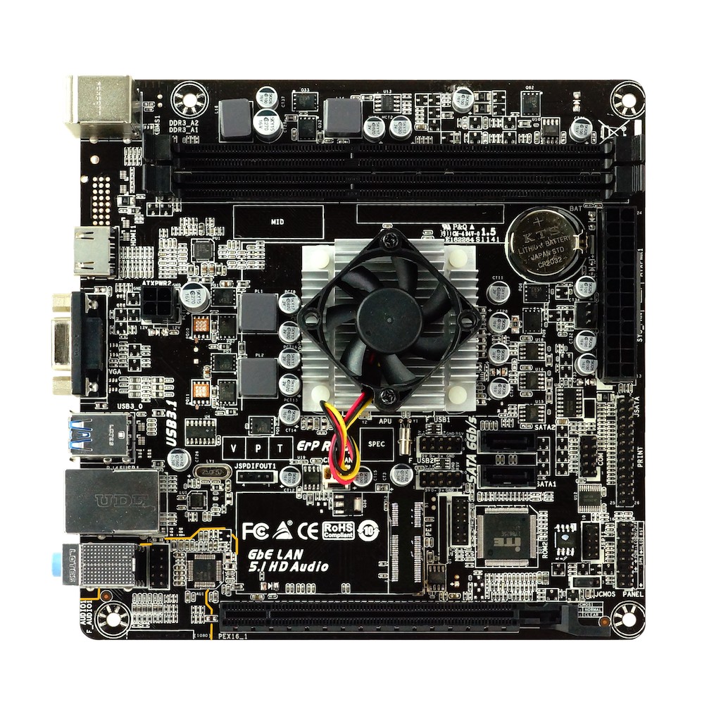 BIOSTAR Motherboard A68N-5600E AMD CPU onboard A4-3350B DDR3 Mini-ITX