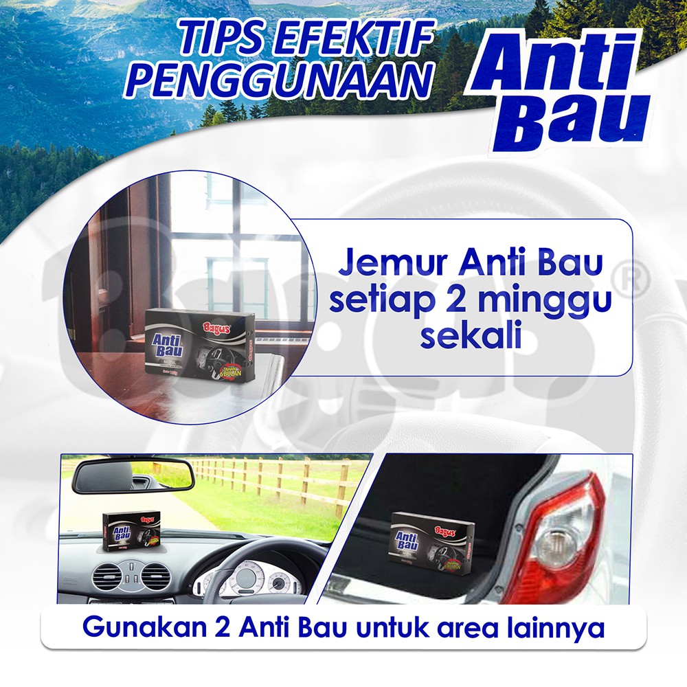 Bagus Anti Bau Mobil Penghilang bau Mobil 120 gr W-20317