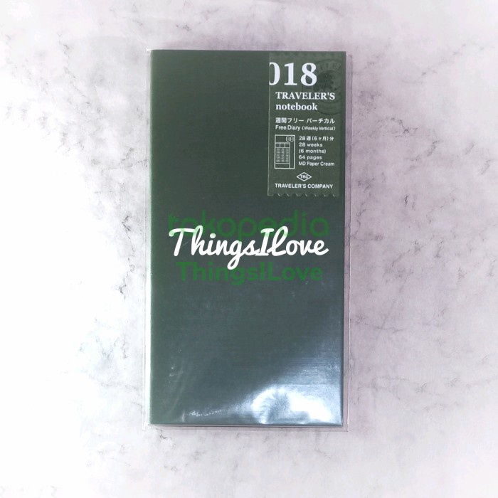 

Produk Unggulan Midori Traveler'S Notebook Refill - 018 Free Diary Weekly Vertical 6Mo Murah
