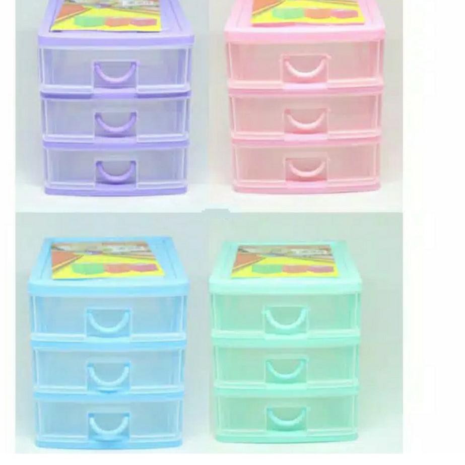 [COD] (BISA COD) Laci Susun Mini | Laci Mini Plastik | Mini Laci Plastik | Rak Meja Mini 3 4 5 Susun