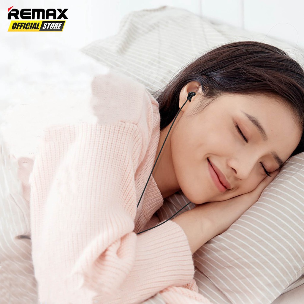 Remax RM-208 Wired Sleep Earphone Garansi Resmi / Earphone Murah / Earphone Terbaik / Earphone Remax