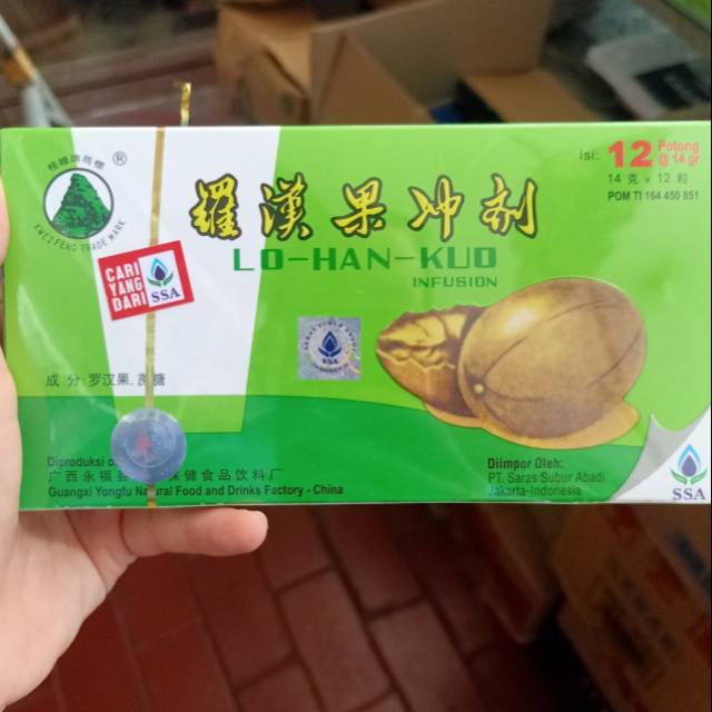 

Lo han kuo infusion isi 12 potong minuman instant