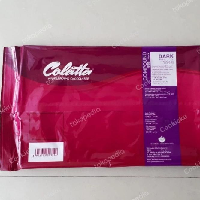 

Collata Dark Compound 1kg / coklat blok hitam collata 1 kg TERMURAH Kode 41