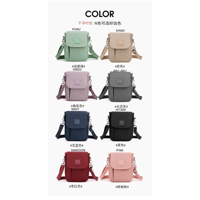 Tas Selempang Wanita Sling Bag Wanita Tas Wanita Pinggang waterproof nylon CF01