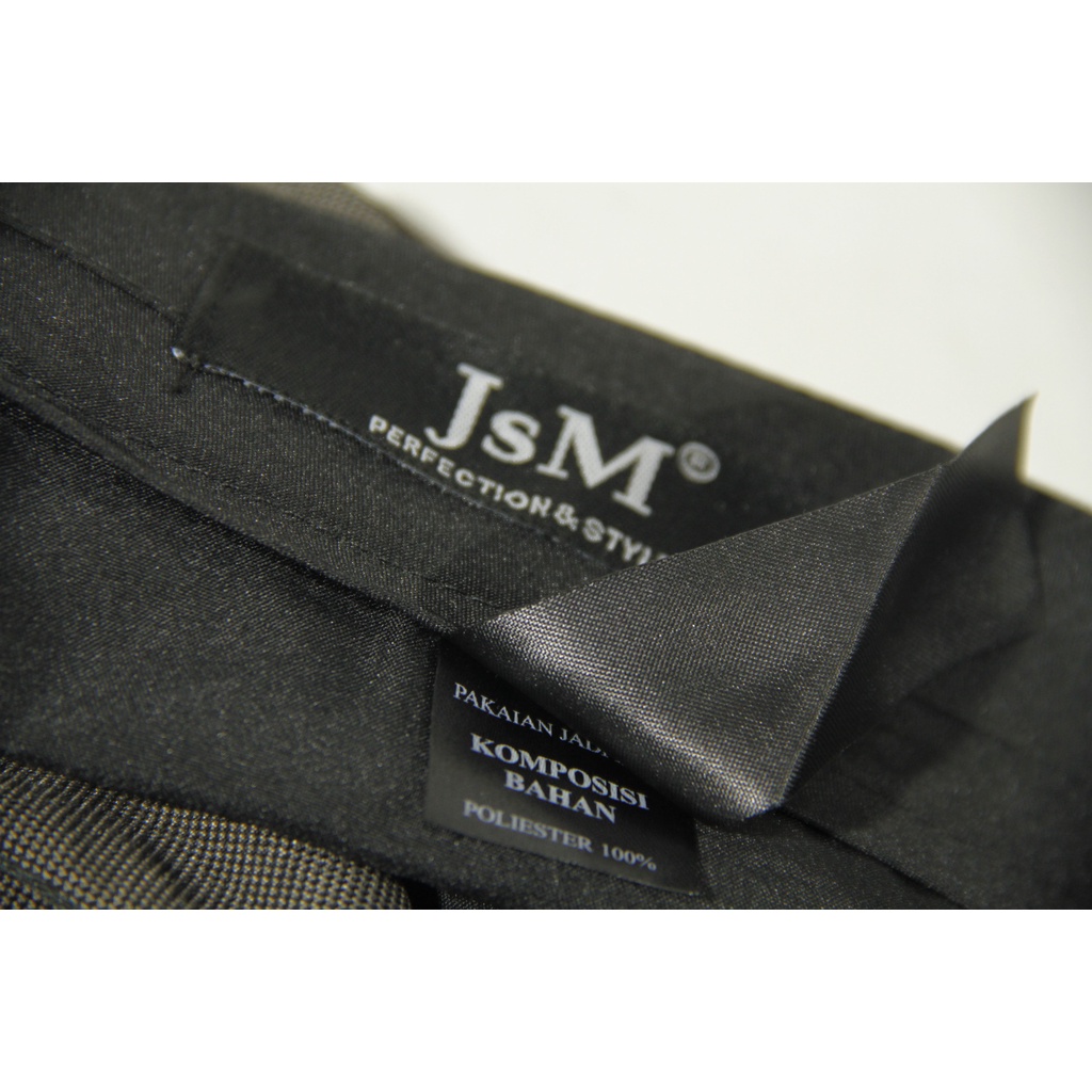 COD Celana Formal Kerja/Kantor Pria JsM Reguler Abu-abu| Celana Bahan | Suit Pants 100% Original Brand