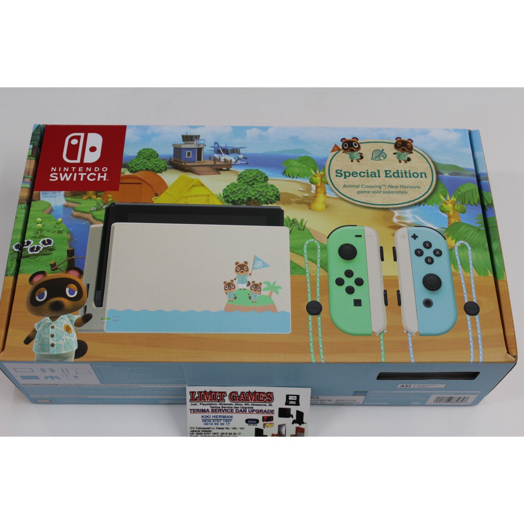 animal crossing new horizons edition switch console