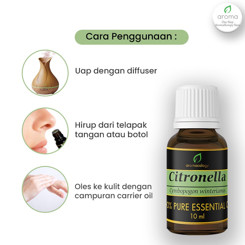 Essential Oil Aromatherapy Aromacology - Citronella 10ml