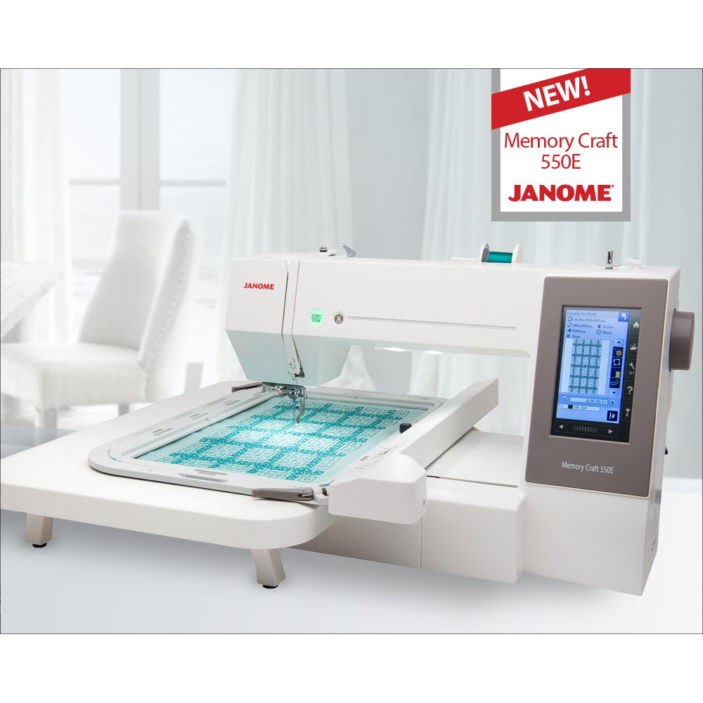 mesin bordir komputer janome mc550e - portable