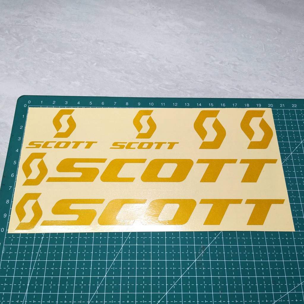 Cutting Stiker Scott Variasi Sepeda Sticker Frame Aksesoris Body Style Lipat Keren Decal Striping Bike Road Fixie Mtb Balap Timbul Universal Murah Reflective Nyala Tahan Air Bodi Hologram Batang Gunung Anak Sepedah Kustom Modif