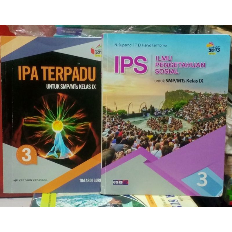 IPA dan IPS KELAS 9 SMP/MTs K13