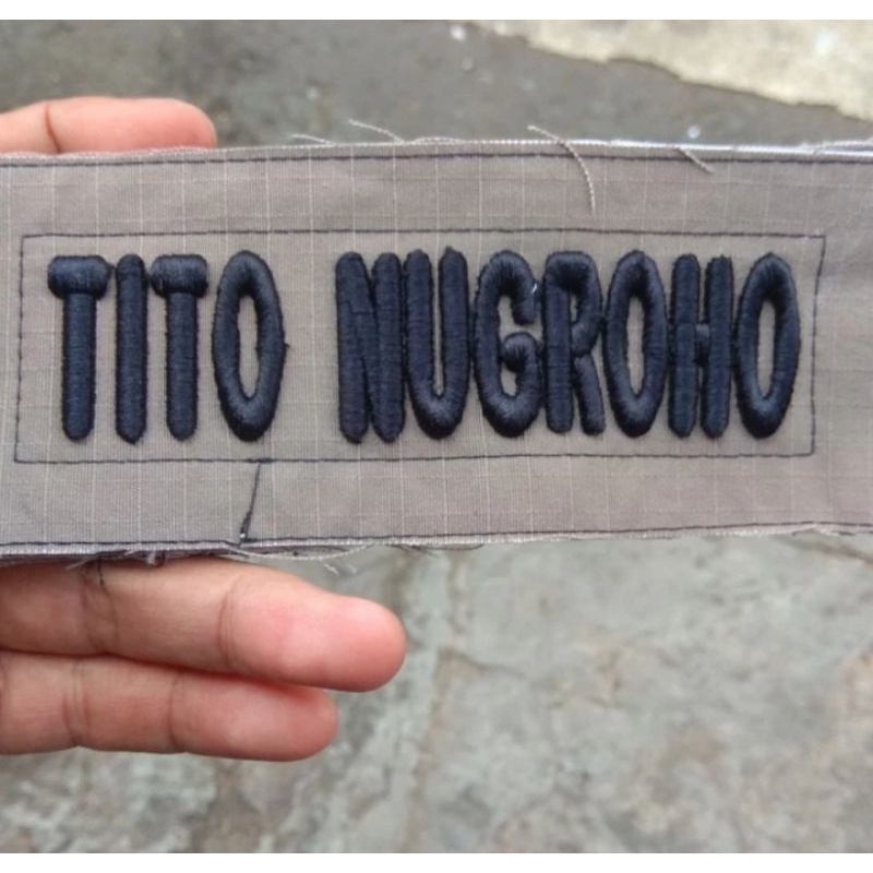 Bordir Nama Pdl Polri Timbul *Express*