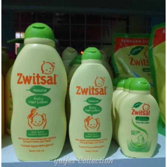 Hair lotion 100ml 200 ml zwitsal aloe Vera kemiri &amp; seledri natural switsal perawatan rambut bayi