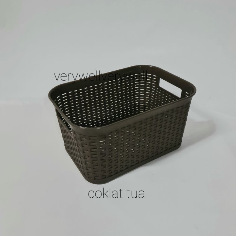 asvita BK284 keranjang basket plastik segi manhattan