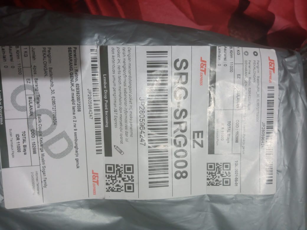 Batik Couple Keluarga Sania Ruffle Ori Ndoro Jowi~motif Gurita