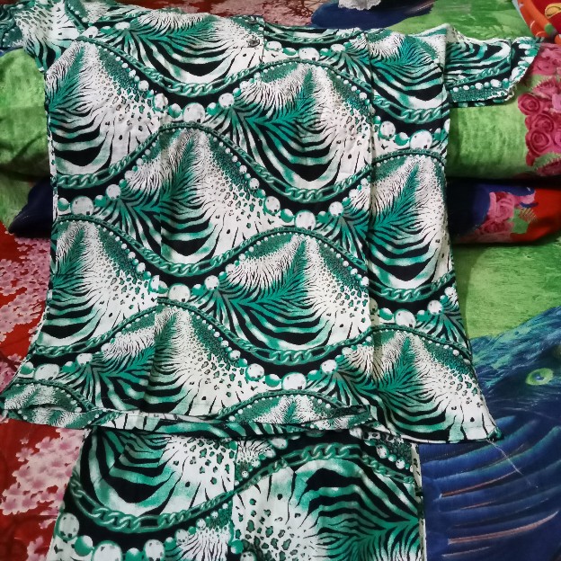 Setelan Celana Panjang Kongo Baju Tidur Batik Wanita Murah Kekinian