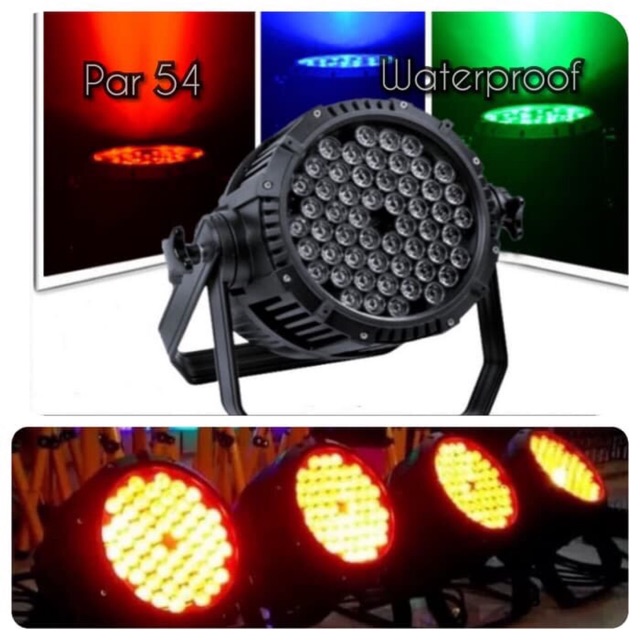 lampu par led 54x3w full color outdoor par54 x 3 w outdoor par 54 led