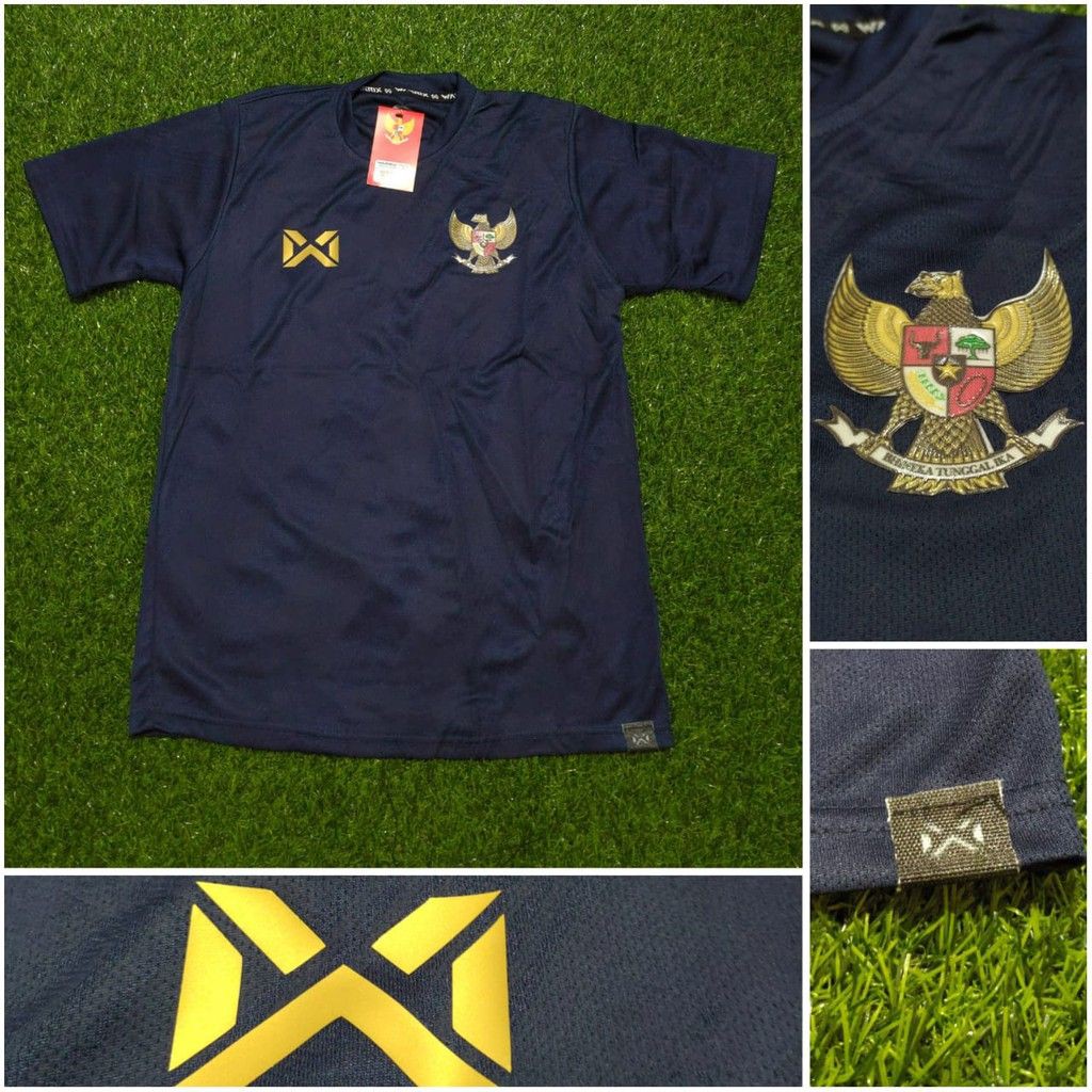 JERSEY BOLA INDONESIA TRAINING NEW APPAREL NAVY 2020/2021 GRADE ORI IMPORT HIGH QUALITY