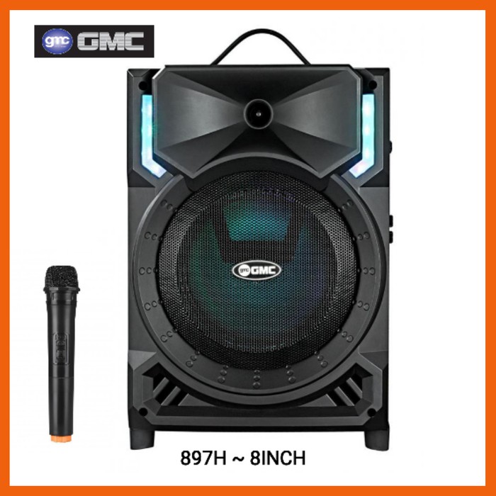 GMC 897H SPEAKER PORTABLE MULTIMEDIA WITH BLUETOOTH KARAOKE