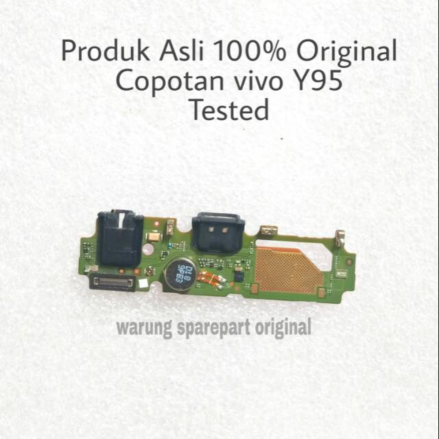 Pcb konektor charger vivo y95 - papan mesin bawah vivo y95 Original copotan