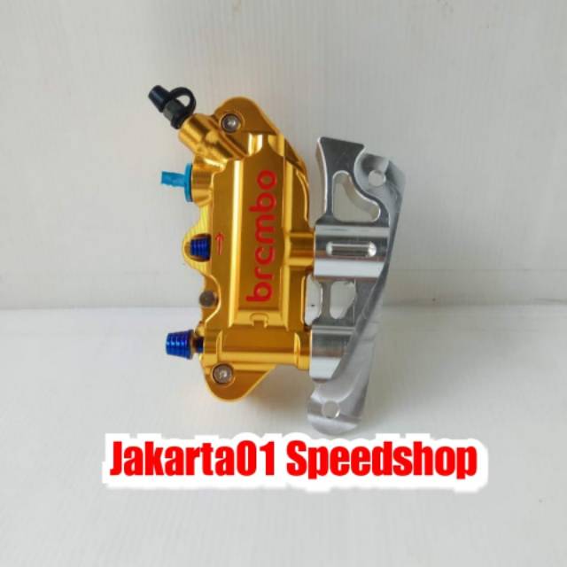 Paket Pengereman Depan Monoblok Brembo Plus Breket 220 Honda Beat Vario 110 Vario 125 Vario 150