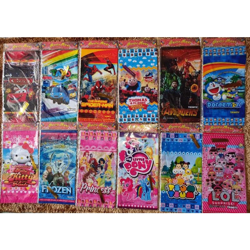 

plastik ulang tahun kantong snack plastik snack plstik ultah