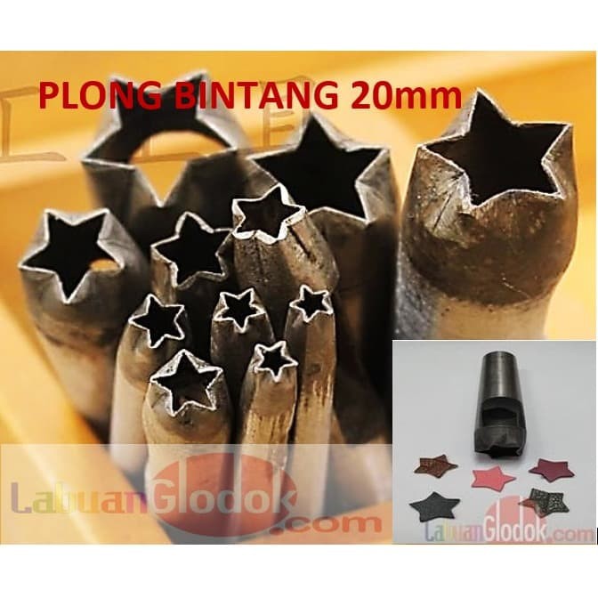 

Alat Membuat Lubang 20mm/Plong bunga bintang 20mm/plong bintang 20mm/Pembolong Bintang 20mm