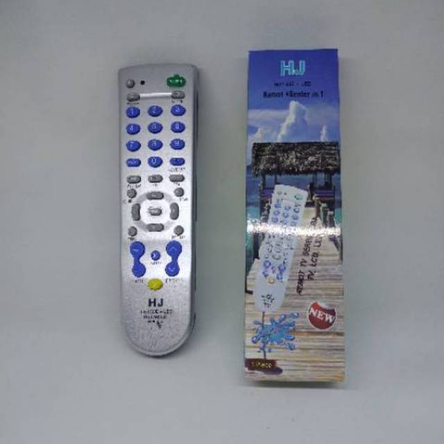 Remot Televisi/Tv Serba Bisa RM133E + LED Universal Remote HJ