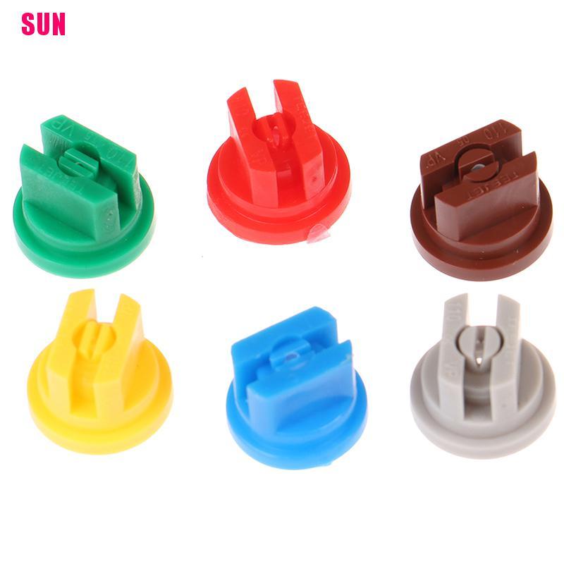 (Bf) 10pcs Nozzle Sprayer Knapsack Bentuk Kipas Untuk Irigasi Taman