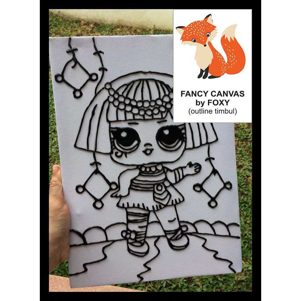 

Ready Stok Kanvas Lukis Anak Gambar Lol Surprise Doll - Egypt Peralatan Melukis Murah Al6