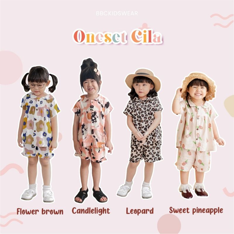 ONESET CILLA BY BBCKIDSWEAR