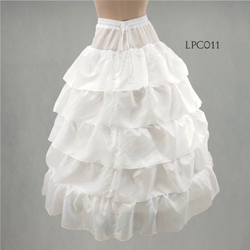 [STOK TERABATAS] PETTICOAT GAUN PENGANTIN ROK PENGEMBANG 4 RING 5 LAYER LPC011