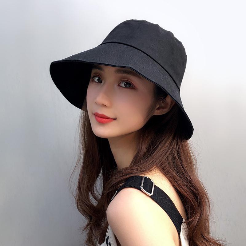 Topi Bucket Pria / Wanita Bahan Breathable Untuk Musim Panas