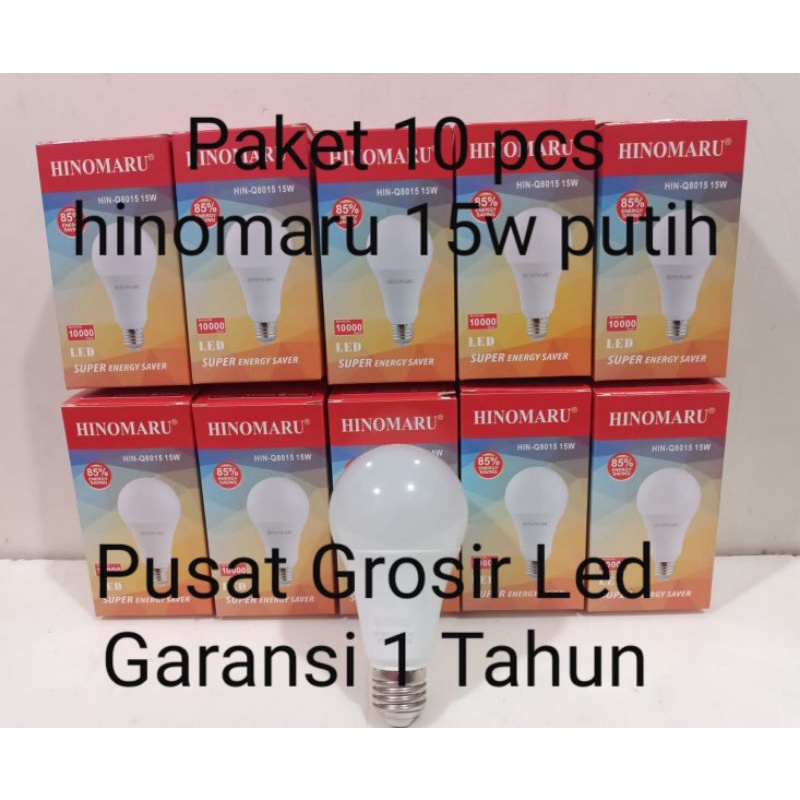 Paket 10 pcs Lampu Led Hinomaru 15 watt 15w