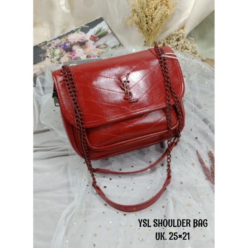YSL SHOULDER BAG / SELEMPANG YSL IMPORT / SELEMPANG YSL WANITA SHOULDER